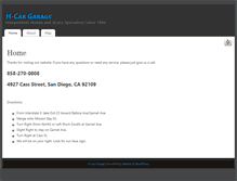 Tablet Screenshot of hcargarage.com